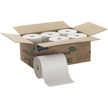 enMotion® Paper Towel Roll measures 10 Inches X 800 Feet and comes in a case of 6