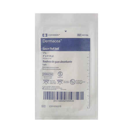 Dermacea Sterile Fluff Bandage Roll, 4 in x 4-1/8 yd