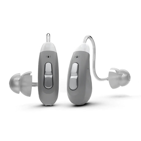 Go Ultra OTC Hearing Aids in grey color