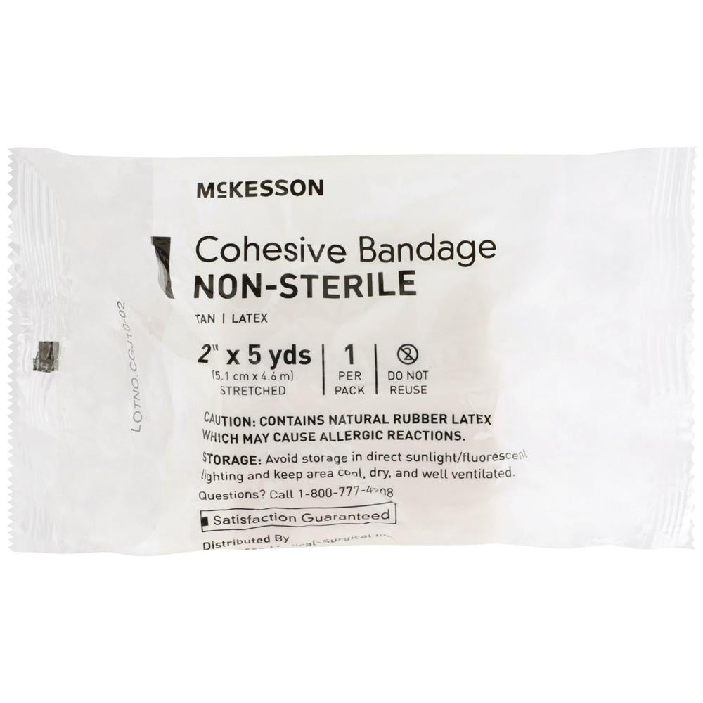 McKesson Self-adherent Closure Cohesive Bandage, 2 Inch x 5 Yard