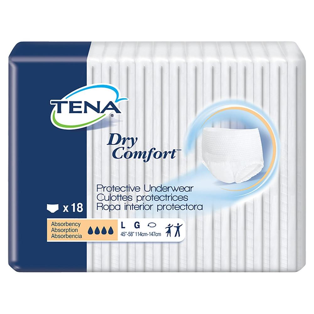TENA® Dry Comfort™ Absorbent Underwear Large (Pack of 18)