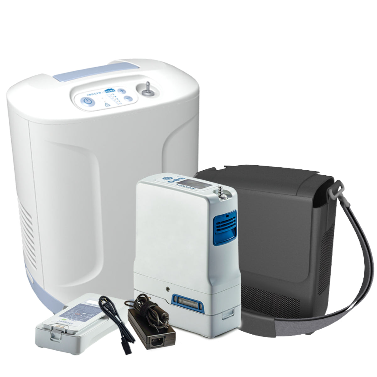 Inogen ROVE 4 + At Home Portable Oxygen Concentrator Bundle (Extended Battery & Premium Warranty)