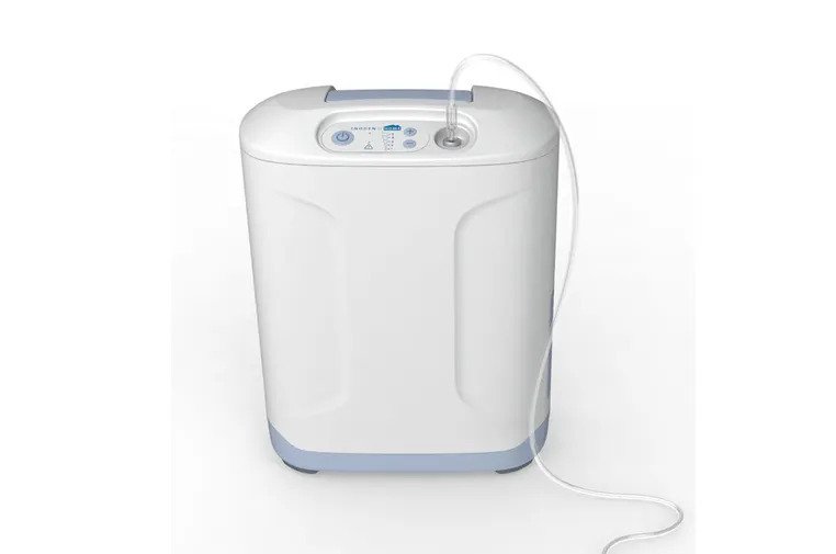 Inogen At Home Stationary Oxygen Concentrator with pipe