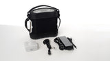 Oxlife LIBERTY™ Portable Oxygen Concentrator Device in a bag and with accessories