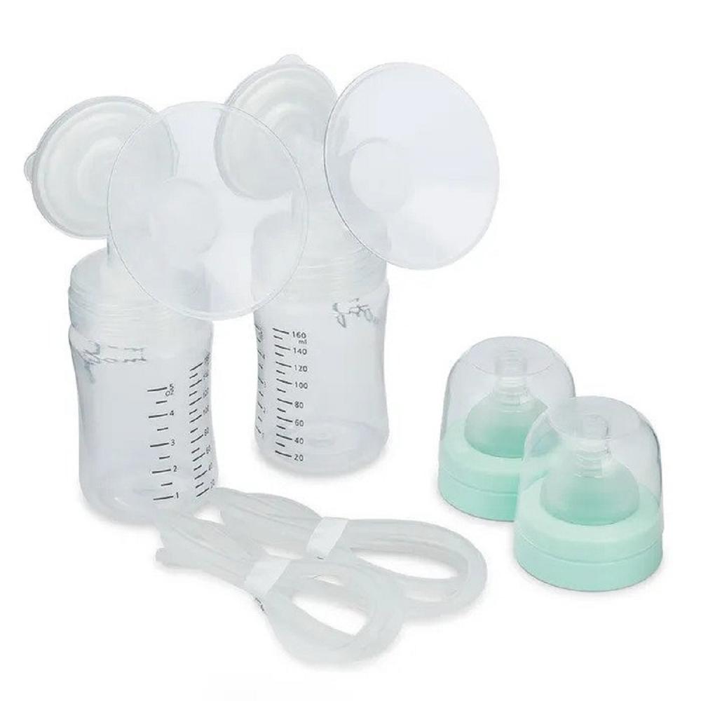 The breast milk bottles