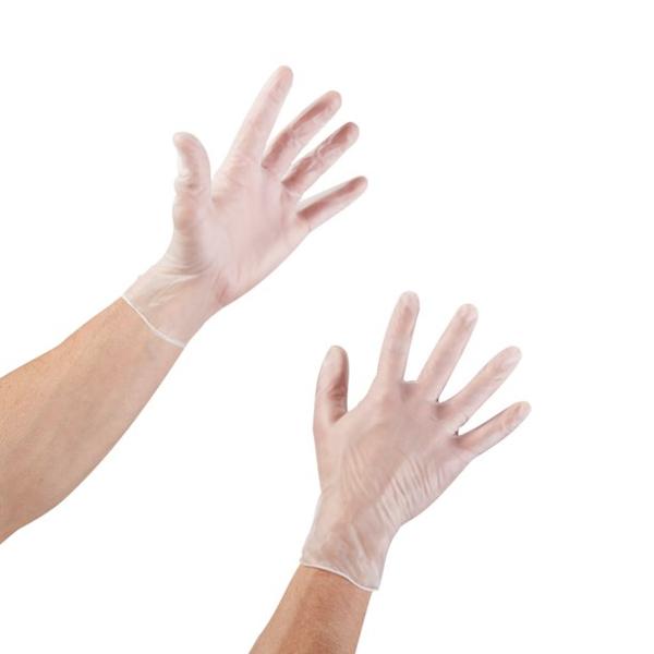 McKesson Powder-Free Exam Gloves On Hands