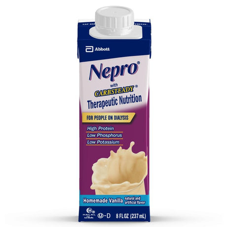 Abbott Nepro® with Carbsteady® Vanilla 8 oz Cartons Case of 24