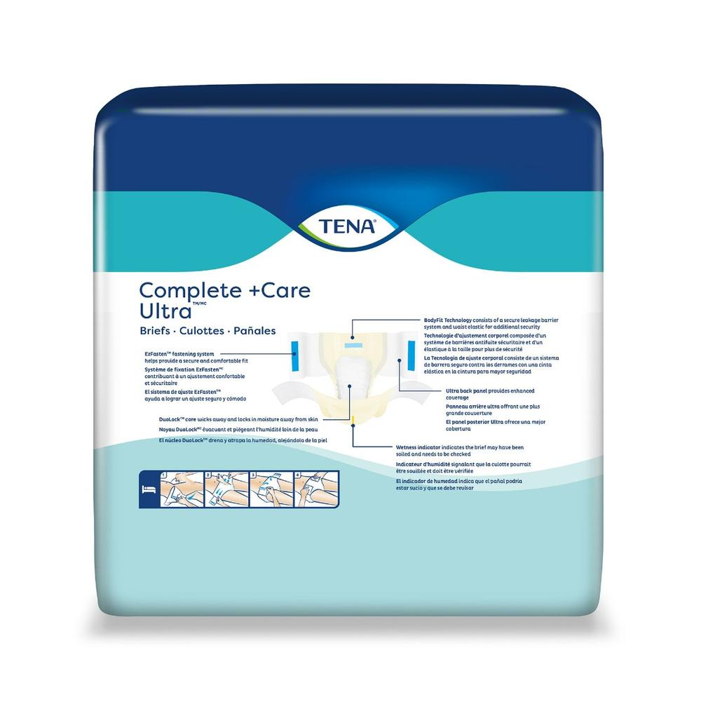 TENA® Complete + Care Ultra™ Adult Incontinence Brief X-Large (Bag of 24)