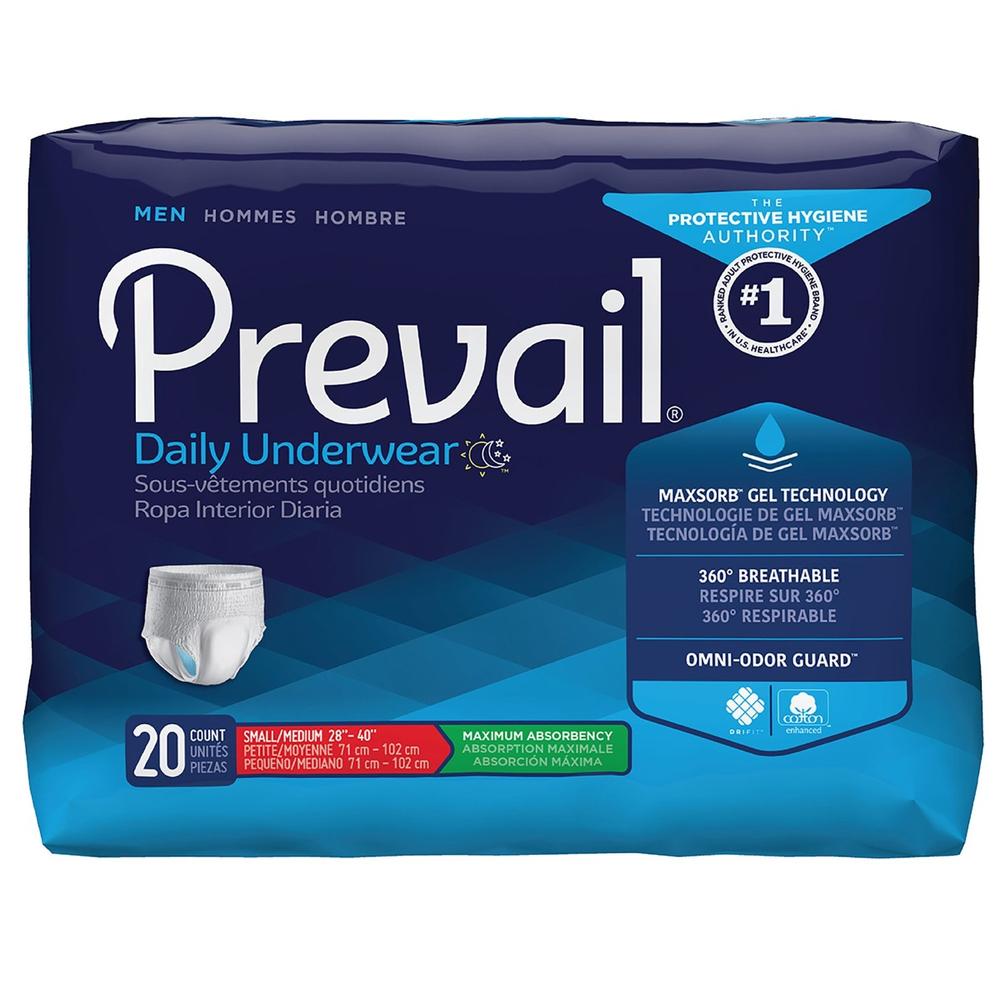 Prevail® Men's Daily Maximum Absorbency Adult Underwear