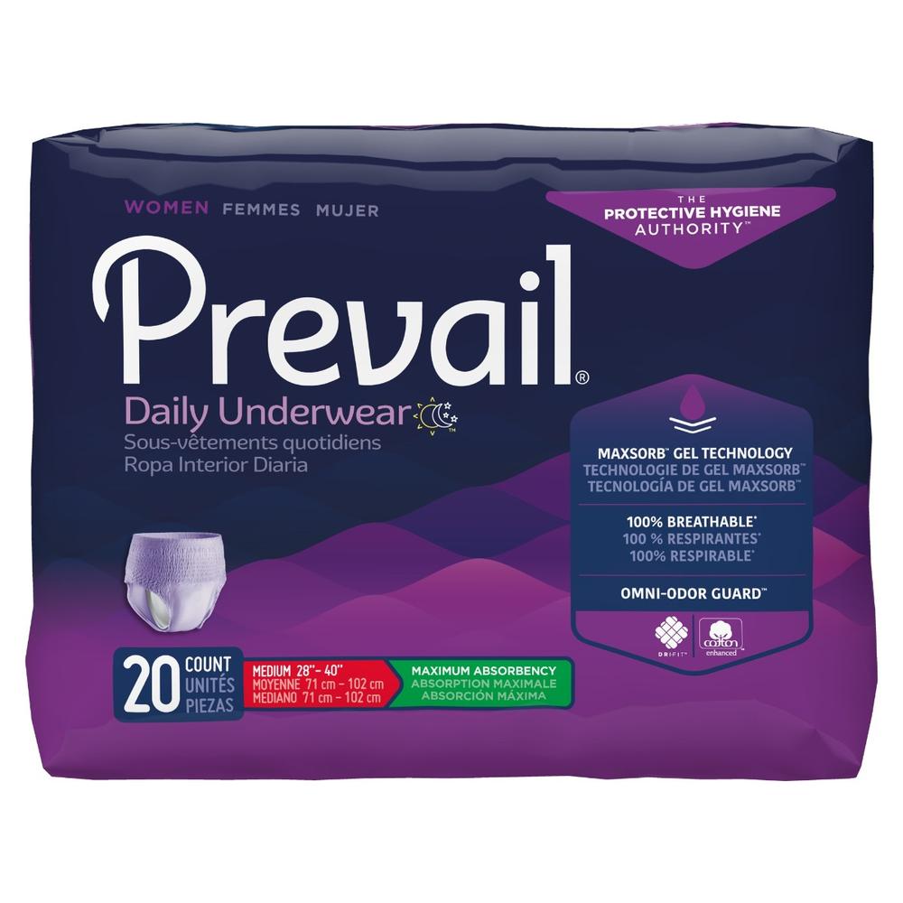 Prevail® Women's Daily Maximum Absorbency Adult Underwear