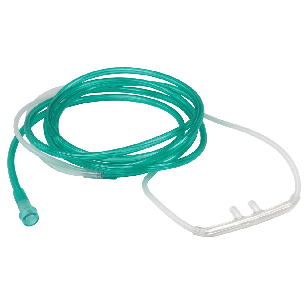 Sunset Healthcare Nasal Cannula High Flow Delivery Adult Curved Prong / NonFlared Tip