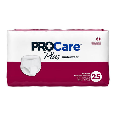ProCare™ Plus Absorbent Underwear Medium (Bag of 25)
