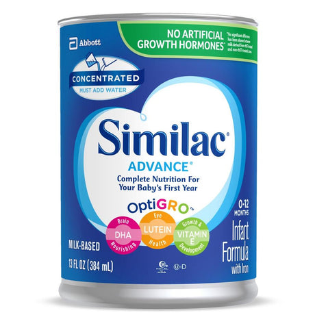 Abbott Similac Advance 20 Liquid Concentrate Infant Formula Can 13 Fl Oz