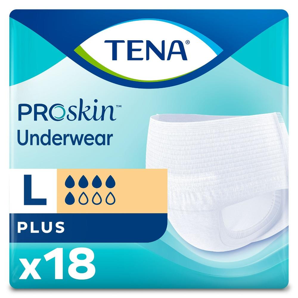 TENA® ProSkin™ Plus Unisex Absorbent Underwear Large (Case of 72)