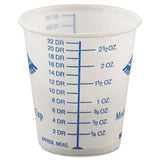 Solo® Disposable Graduated 3 oz Medicine Cups Close Up Of Measurements