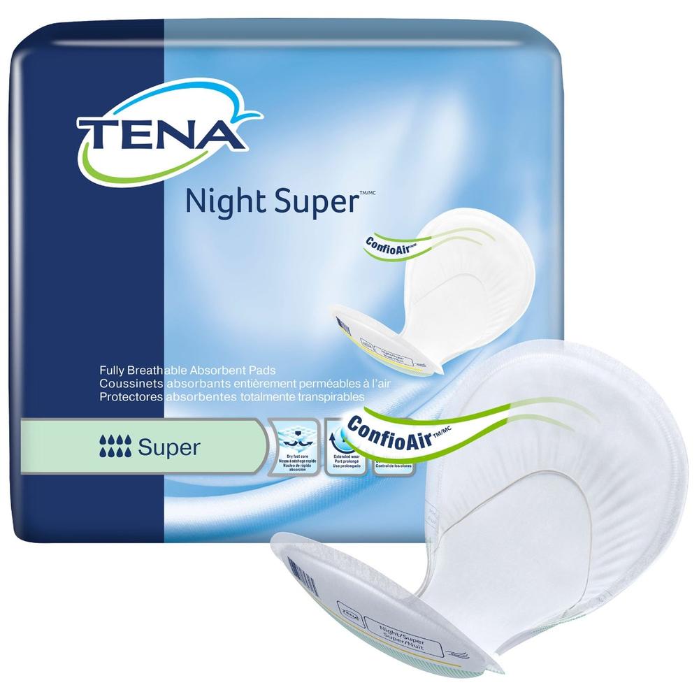 TENA® Night Super™ Heavy Absorbency Dry-Fast Core™ Liner 27 Inch Length 48 With Image of Liner