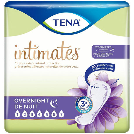 TENA Intimates Overnight Heavy Absorbency Pad 16 Inch Length Bag