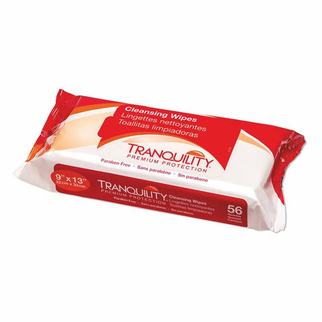 Tranquility Personal Wipes 56 Count Top View