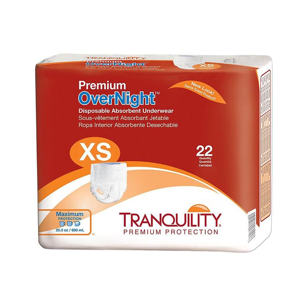 Unisex Adult Absorbent Underwear Premium OverNight Heavy Absorbency Unisex Adult Absorbent Underwear Premium OverNight Heavy Absorbency