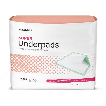 McKesson Super Disposable Fluff / Polymer Moderate Absorbency Underpad