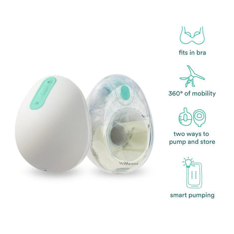 Willow 3.0 Leak-Proof Wearable Double Electric Breast Pump 24mm