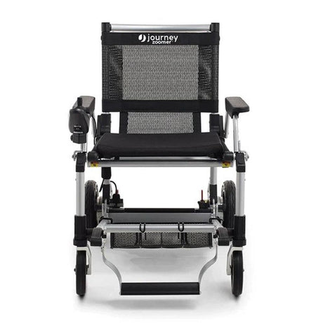 Journey Zoomer® Folding Power Chair from the front and side